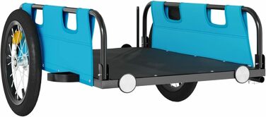 Фahrradanhänger ARKEM: Причіп для велосипеда, корзина для собак, блакитний, Oxford-Gewebe, з кулею