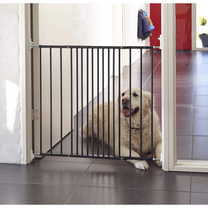 BabyDan Tor для захисту від дітей та домашніх тварин, розсувне, чорний, ширина 62,5-106,8 см