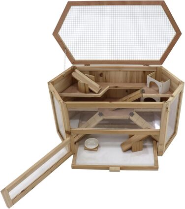 Клітка для хом'яка Gino HTI-Line: простора та зручна клітка для дрібних гризунів