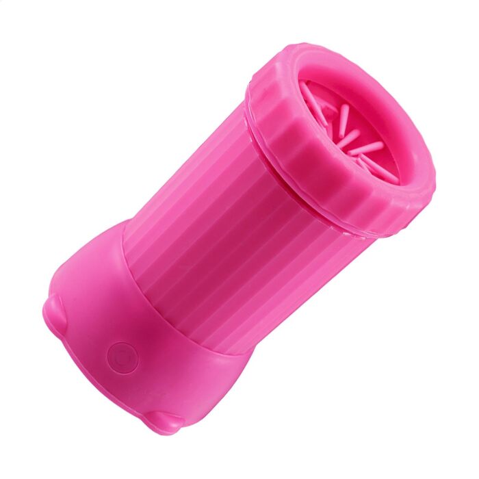 Автоматичний мийник лап для собак Acunny, електричний, USB, портативний, рожевий