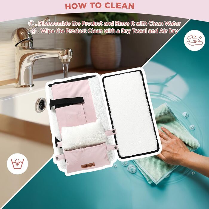 Автокрісло для собак з PU-шкіри, Рожевий колір