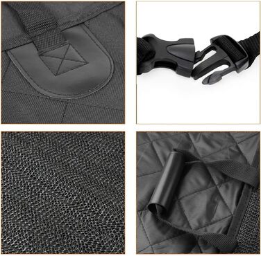 Захисний килимок на сидіння автомобіля для собак - водовідштовхувальний, універсальний, для заднього сидіння, міцний матеріал, 02