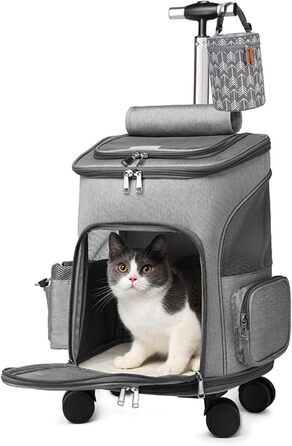 Сумка-органайзер для корму для собак K ERATISNIK – вихідна, для подорожей, кемпінгу, авто (сіра)