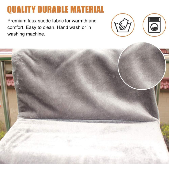 Кішка/Собака, тепле ліжко для батареї опалення, міцний металевий каркас, до 5 кг, сірий колір