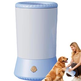 Електричний очищувач лап для собак, перезаряджуваний, автоматичний, блакитний