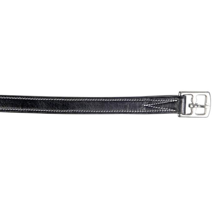 Шкіряні стремена для кінного спорядження HKM Flexi, 2 шт, чорні, 165 см