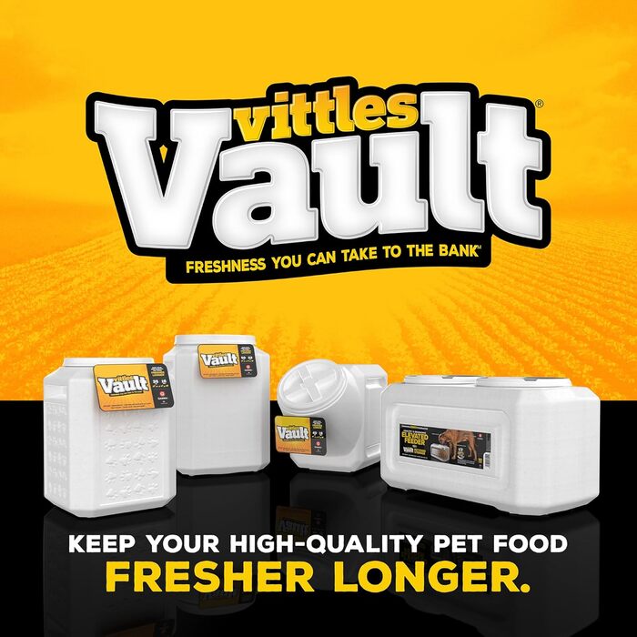 Контейнер для зберігання корму для собак Gamma2 Vittles Vault, 4,5 кг, білий, мінімалістичний, герметичний, захист від комах