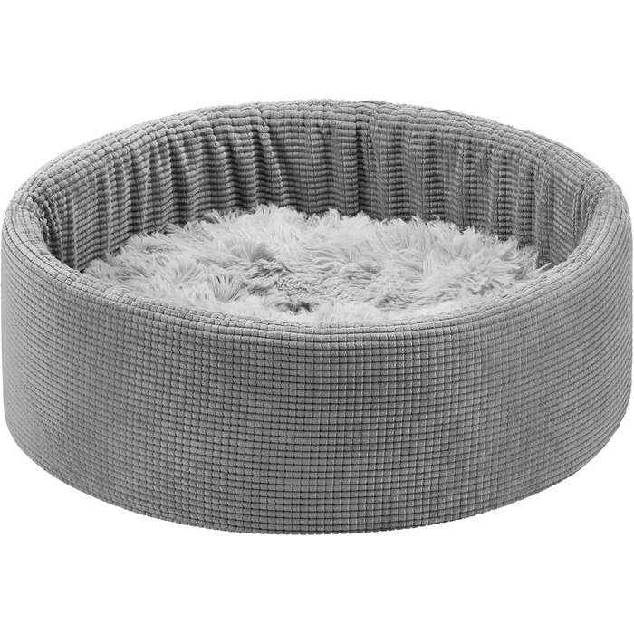 Ліжко для котів Navaris з додатковим подушкою - для собак та котів - м'яке ліжко для котів та собак - кошик для котів, що можна прати - підходить для маленьких собак