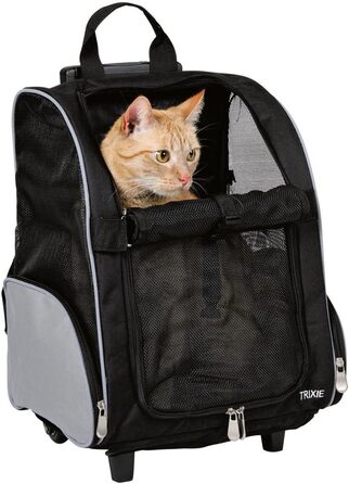 Тролей Trixie 2880, 32 × 45 × 25 см, чорний/сірий - для домашніх тварин