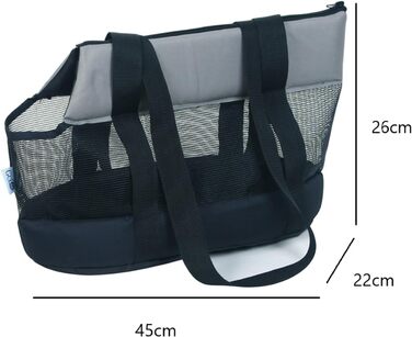 Сумка-переноска для собак і котів, легка та зручна, з дихаючою тканиною
