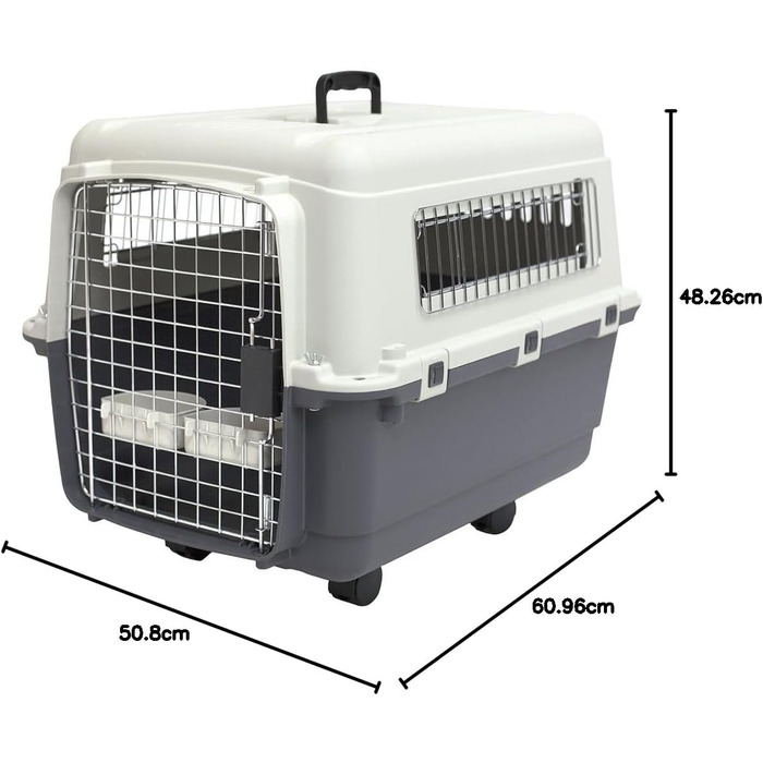 Кіязка для собак SportPet Designs Medium - пластикова, коліщатка, розмір L (67x51x47 см)