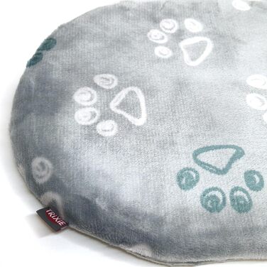 Корзина для собак Tigana з плетіння з лози, біла, 70 см (+ подушка)