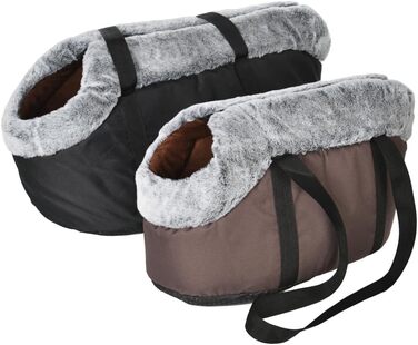 Рюкзак для собак Bis, сумка для маленьких собак на прогулянках, переноска для цуценят, теплий рюкзак на плечі для Yorkies, аксесуари для домашніх тварин (Коричневий 1, M)