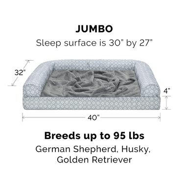 Кіжне ліжко Furhaven для подорожей на відкритому повітрі, блакитно-сіре (Aqua/Granitgrau), розмір S. Зручне, миється, складається, з сумкою. Підходить для кліток та вольєрів.