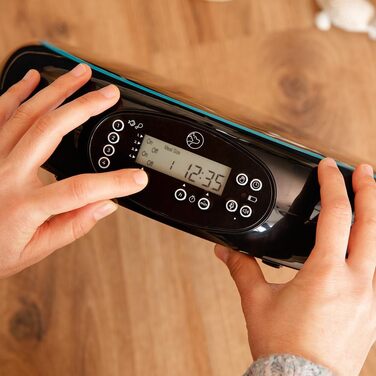 Автоматичний годівниця для домашніх тварин Cecotec Pumba 1600 Purrfect Meal - 1.6 л, 4 відділення, таймер, LED-дисплей, голосовий рекордер