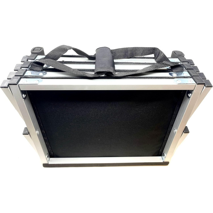 Складні сходи для собак з алюмінію, 5 сходин, вантажопідйомність 80 кг, антиковзне покриття, для автомобілів та SUV, чорний колір