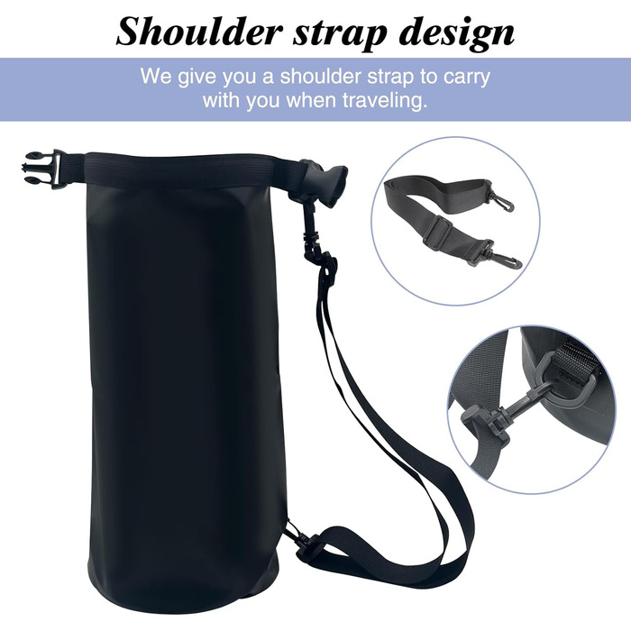 Велика переносна сумка для тварин, 15 л, чорна. Водонепроникна сумка для подорожей з тваринами, для кемпінгу та походів