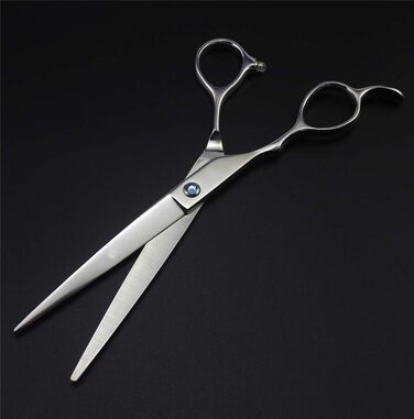 Набір професійних ножиць для грумінгу домашніх тварин, 7.0, 6 шт., прямі, тонкі та вигнуті ножиці, довговічний 9CR нержавіючий сталь для догляду за собаками