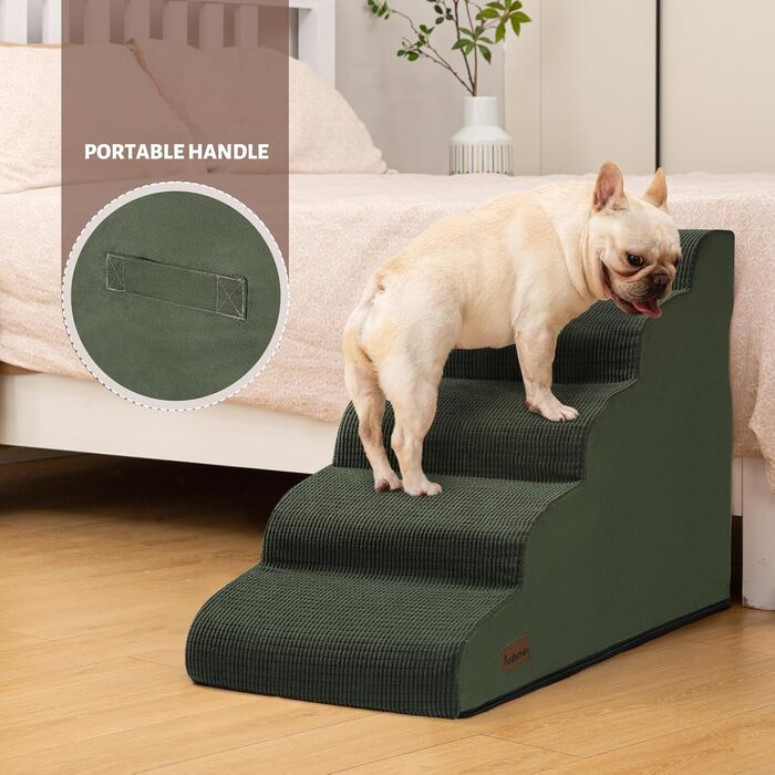 Сходинка для собак та котів Stufige - 5 сходинок, 22.2'H, зелений