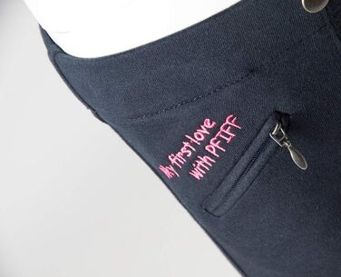 Дитячі штани для верхової їзди PFIFF Ella, 134 розмір, блакитний/рожевий