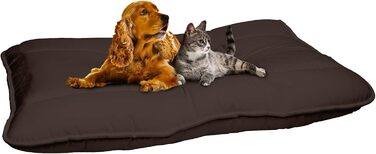 Елегантна подушка для собак Maxy, коричнева, 60x100 см