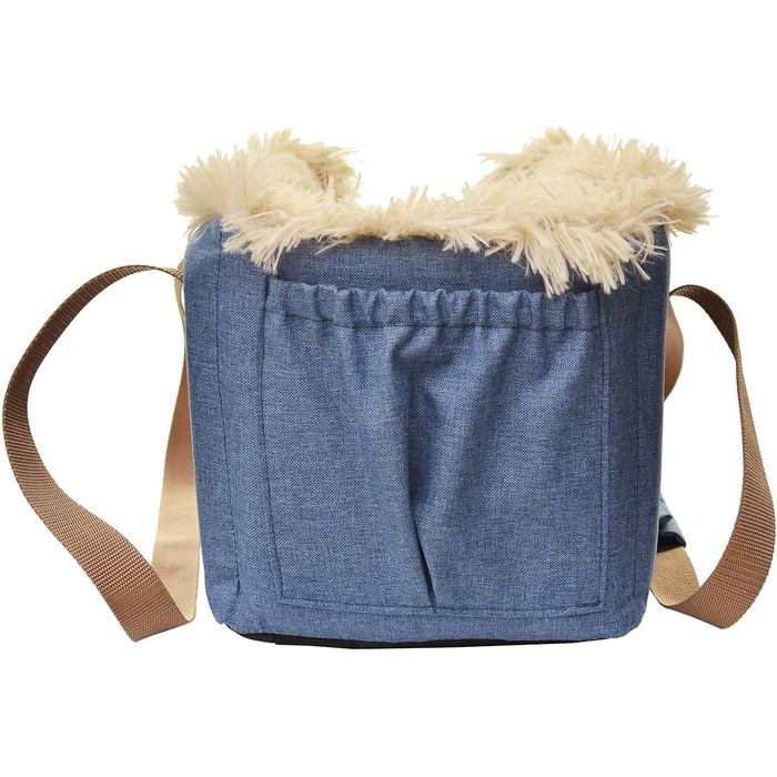 Автомобільний підлокітник для собак | Універсальний, миючий, зносостійкий, для середніх консолей, передніх/бічних сидінь, заднього ряду | Сумка для собак, для маленьких порід | Колір: Джинс