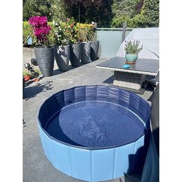 Великий міцний садовий басейн для собак XXL