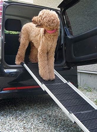 Телескопічний пандус для собак Kleinmetall DOGWALK3, довжина 73-163 см