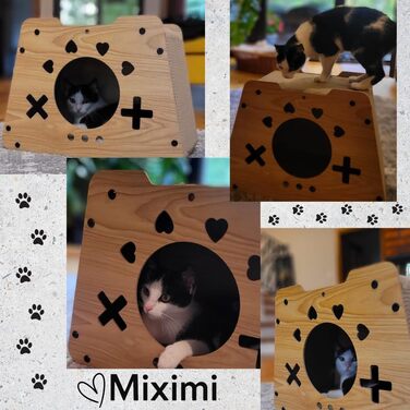 Дім-кігтеточка для котів Klein - екологічні меблі з картону, легкі, стабільні та компактні. Ідеально для маленьких квартир та котів будь-якого віку