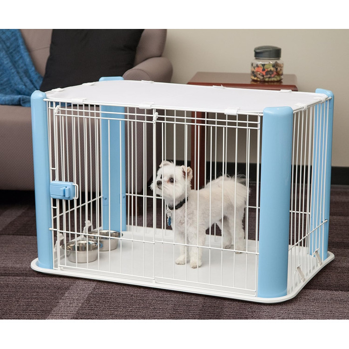 Дитячий манеж Iris Ohyama Laufstall CLS-960, блакитний, 92 x 63 x 60 см