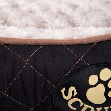 Ліжко для собак Scruffs Wilton M чорне, комфортне