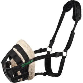 Корзина для коней Shires FreeGraze Airflow Weidemaulkorb, чорна, повна
