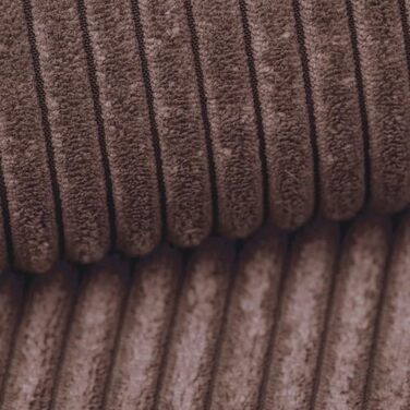 Лежак для великих собак 4L Textil ZOE, корд, знімний чохол, 120x100 см, коричневий