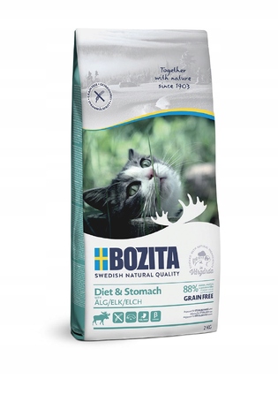 Беззерновий сухий корм для котів Bozita Diet Stomach (Лось) для травлення, 2 кг
