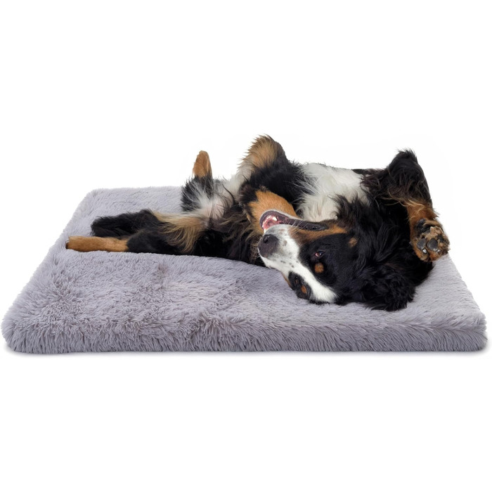 М'яке ліжко для собак та котів Paco Home, Donut, сірий колір, Ø100 см, 120x80x7 см