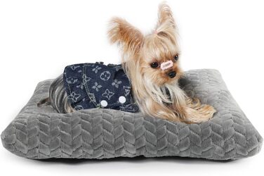 Клітка-ліжко для собак середніх порід, 76,2 см, м'яка та пухнаста, 30'x20'x4'