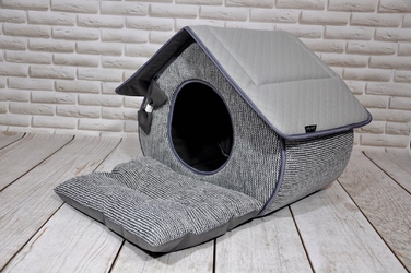 Будиночок-ліжечко SjestaPupila для собак та котів, розмір M (35x32 см)