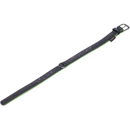 Ошийник для собак Nobby Pacific Deluxe тришаровий, зелений, L (50-58 см), ширина 28/32 мм