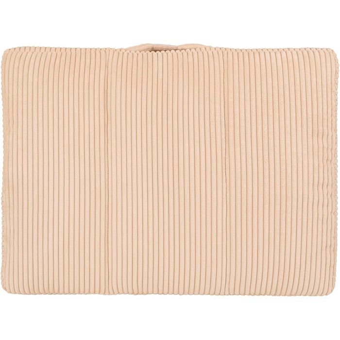 Килимок для собак, м'який лежак з рифленого трикотажу, неслизька підкладка, зелений, L (70x50x5 см)