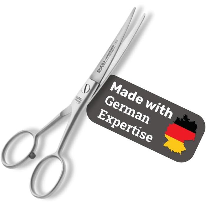 Преміум ножиці для грумінгу собак EHASO, 13 см, легкі, вигнуті | Японські ножиці для грумінгу, професійні