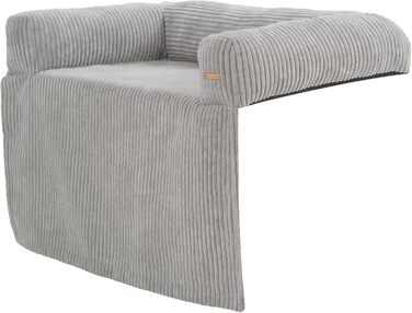 Килимок для собак Velinda: лежанка, захист дивану (сірий, Cord)