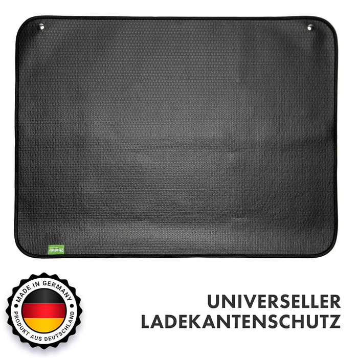 Захист краю багажника - Made in Germany, міцний захист краю багажника при завантаженні/розвантаженні, з кріпленням на липучках, 80 x 60 см, аксесуар для авто