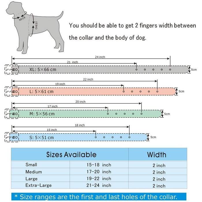 Нашийник для собак Haoyueer з шипами, 5.1 см, шкіряний, чорний, L (для середніх та великих собак: Пітбуль, Лабрадор, Боксер, Ротвейлер, Німецька вівчарка)