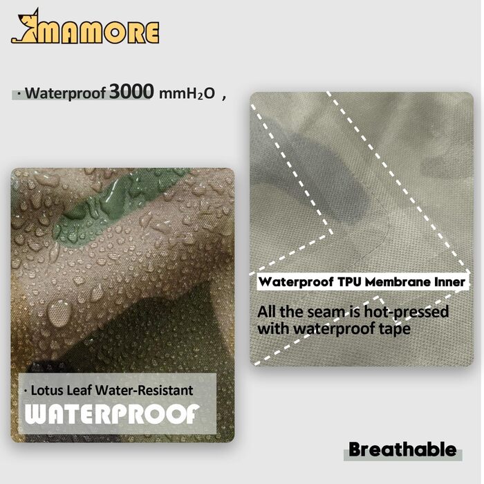 Водонепроникний дощовик для собак, дихаючий, з отвором для повідка, відбиваючий, для маленьких, середніх та великих собак (жовтий та білий, розмір XXXL)