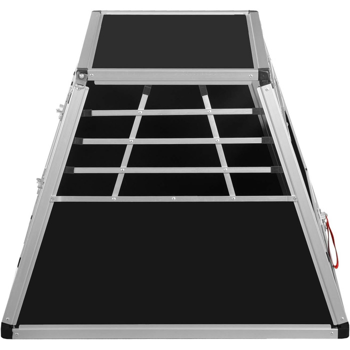 Транспортна переноска для собак Transportbox N23, алюмінієва, 82x90x63 см, з перегородкою та аварійним виходом