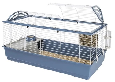 Клітка для кролика Ferplast Casita 120, чорна, з аксесуарами