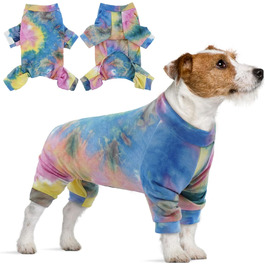 Зимовий теплий жилет для собак, куртка-комбінезон на 4 лапи, вітронепроникний одяг для собак, жилет, куртка, одяг для собак, сорочка для маленьких, середніх та великих собак (Райдуга, M)