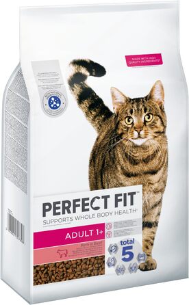 Сухий корм для дорослих котів Perfect Fit Adult 1+ з яловичиною, 7 кг