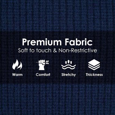 Теплий зимовий пуловер для собак IKIPUKO, XXXXL, темно-синій, з отвором для повідка, святковий новорічний стиль