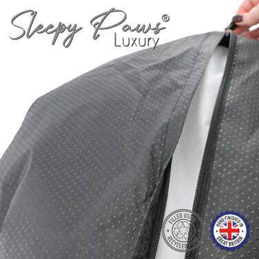 Крісло-лежанка для собак Ancol Superplüschiges Donut-Hundebett Blue-Green – м'яке, комфортне ліжко з високим бортиком, 100 см